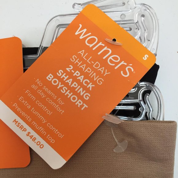 Warner's All-Day Shaping 2-Pack Boyshort (Small) - Picture 3 of 16